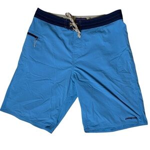 Patagonia Blue Board Shorts Lightweight Swimwear